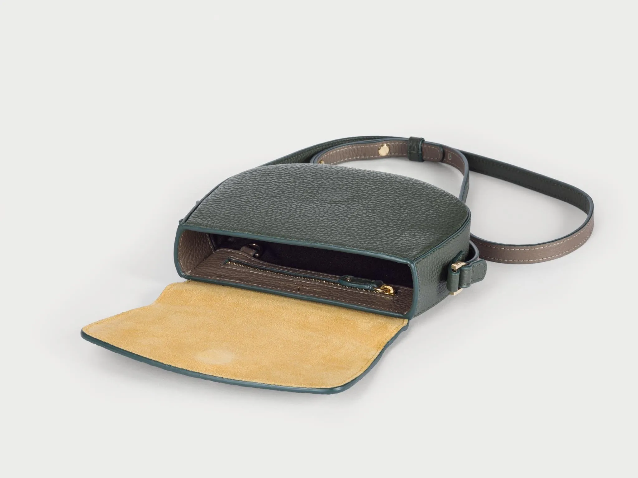 Ana Mini Crossbody, Forest Green