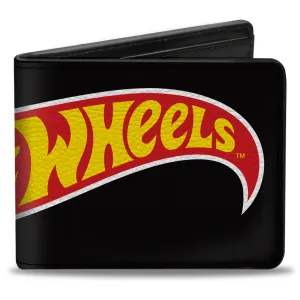 Bi-Fold Wallet - HOT WHEELS Classic Flame Logo Stretch Black/Red/Yellow