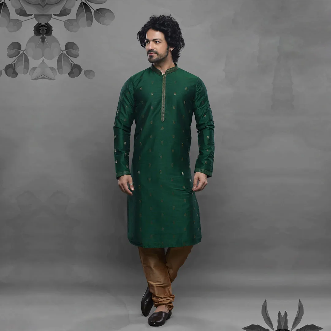 Forest Canopy Deep Green Kurta