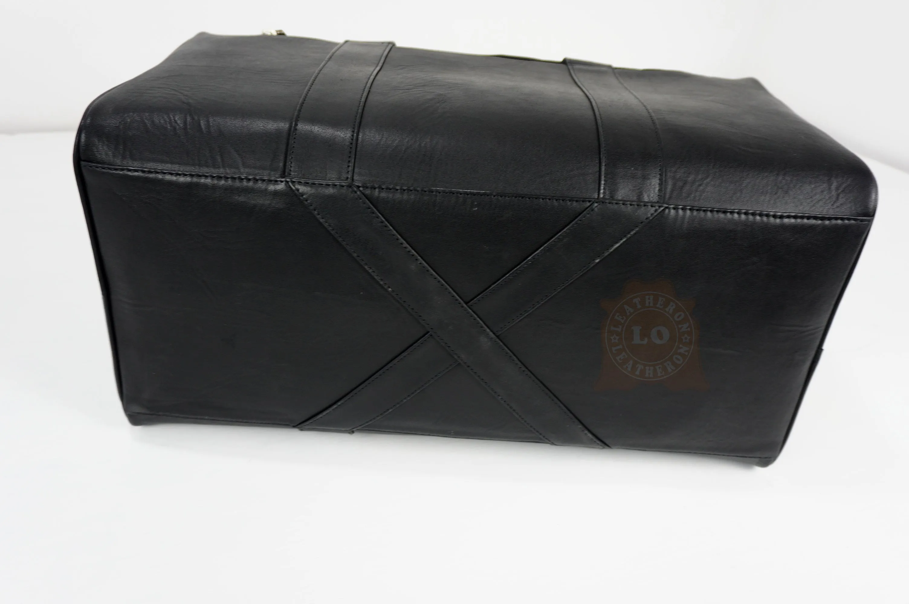 Genuine Leather Handmade Duffel Bag for Travel, Work, or Gym