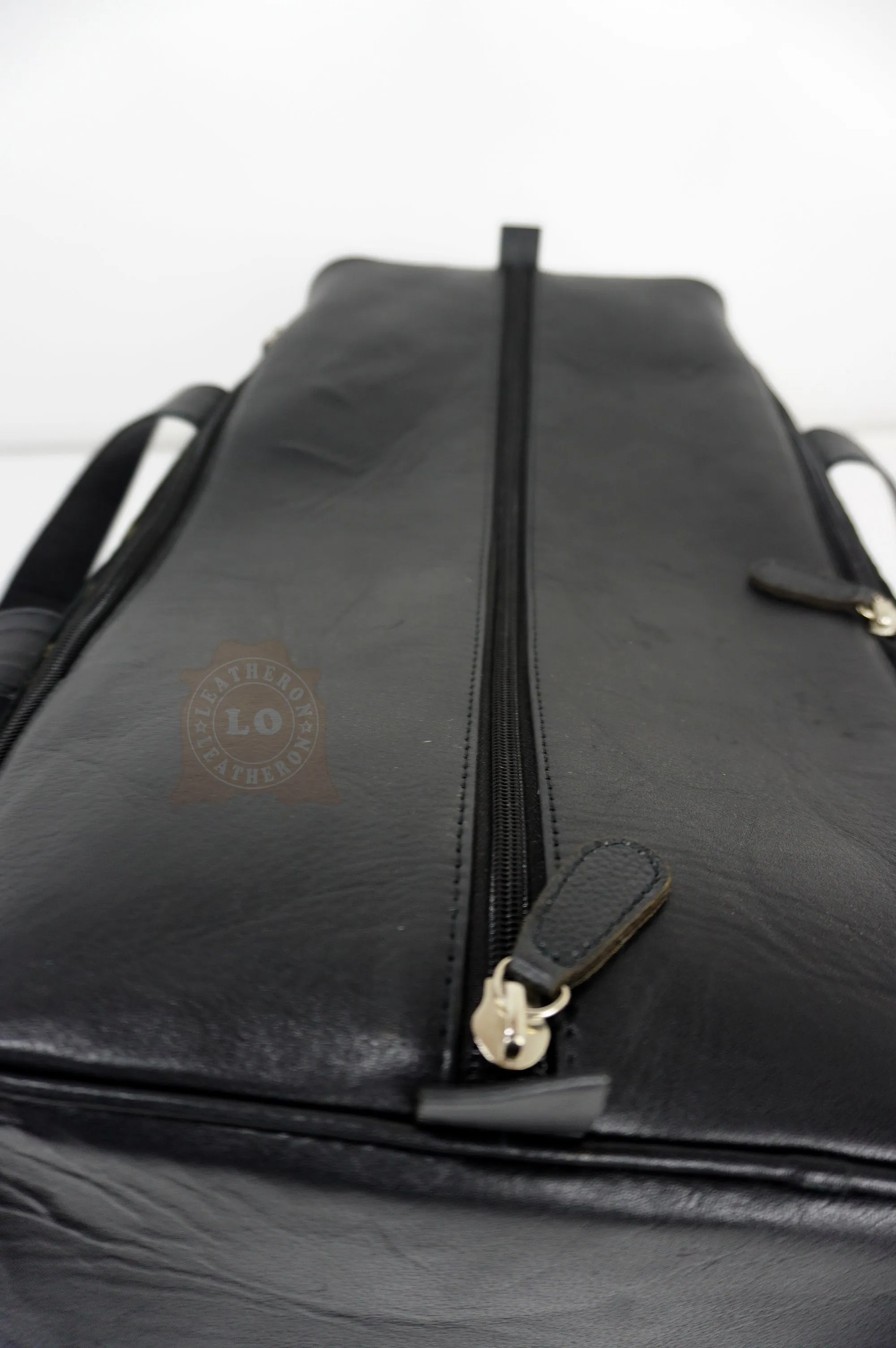 Genuine Leather Handmade Duffel Bag for Travel, Work, or Gym