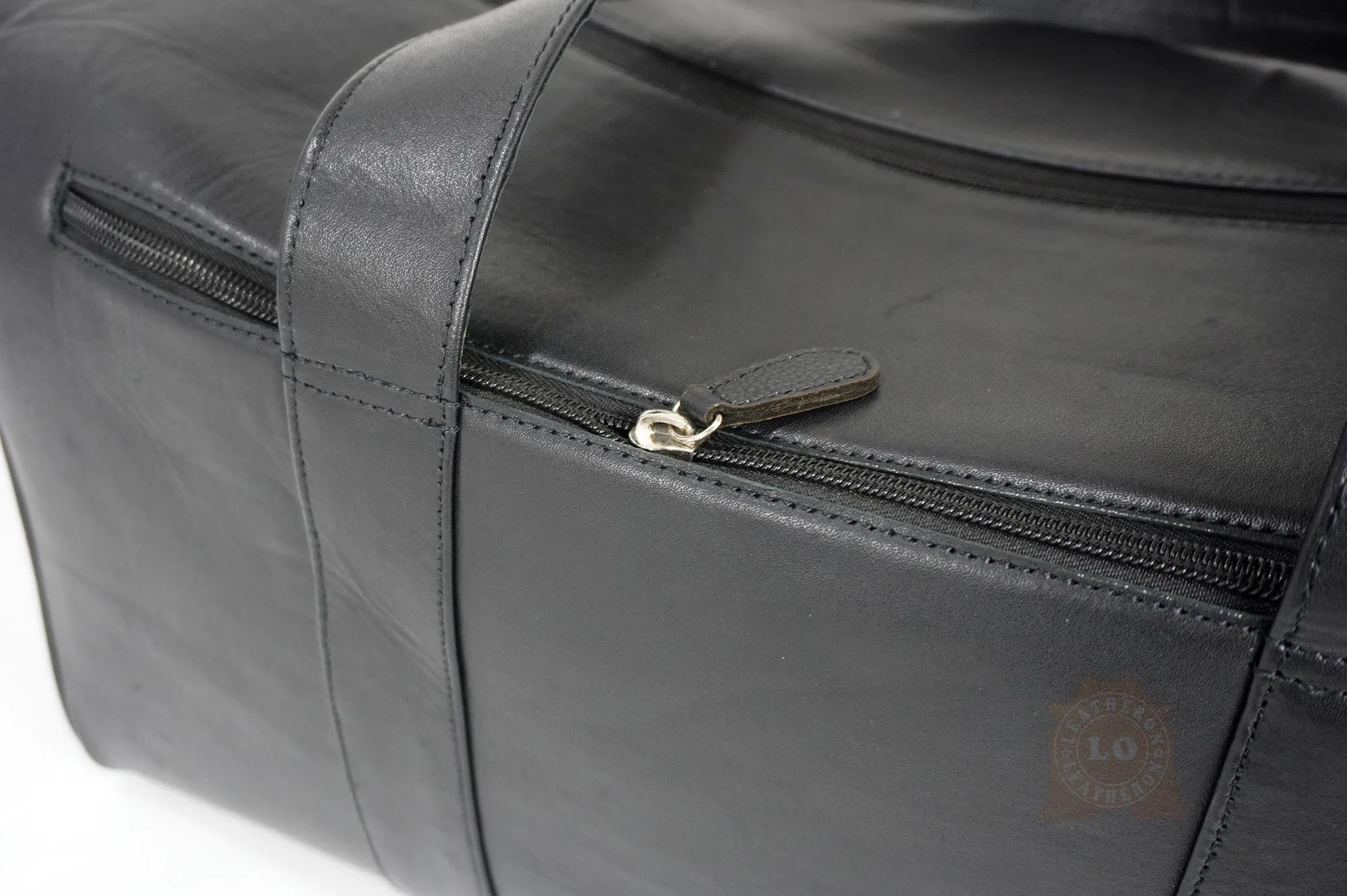 Genuine Leather Handmade Duffel Bag for Travel, Work, or Gym