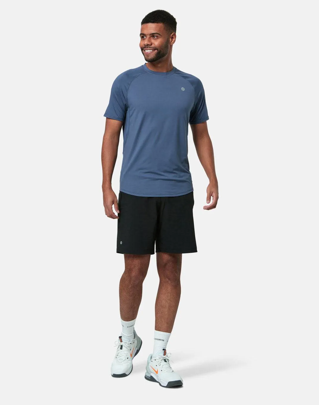 Gym Coffee Relentless Tee (Mens) - Thunder Blue
