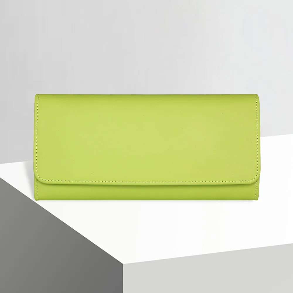 MAC&LOU Bifold Wallet Vegan Leather Green