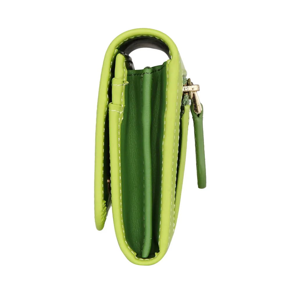 MAC&LOU Bifold Wallet Vegan Leather Green