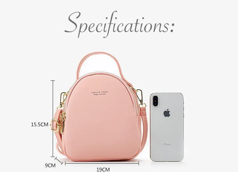 Macaron Backpack - Soft Blue