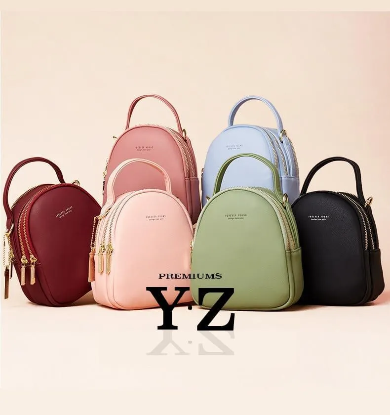 Macaron Backpack - Soft Blue
