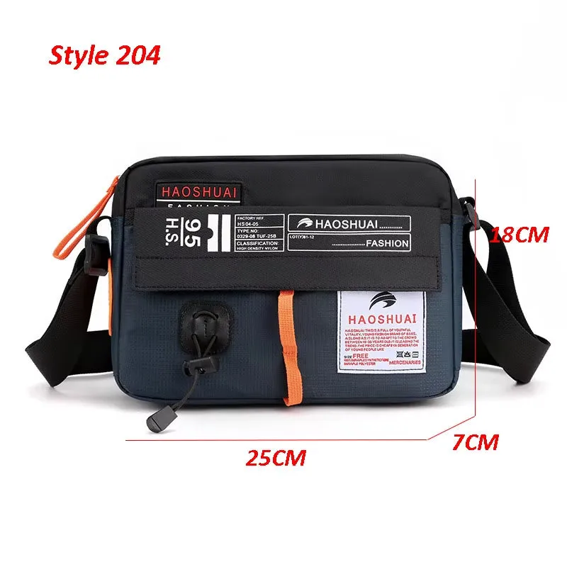 Men'S Bag Messenger Bag Male Waterproof Nylon Camouflage Satchel over the Shoulder Crossbody Bags Handbag Mini Briefcase XA99WC