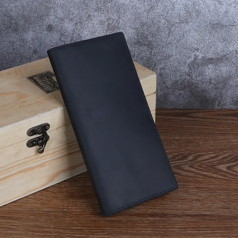 Men's Long Genuine Vintage Business Widened First Men's Wallets