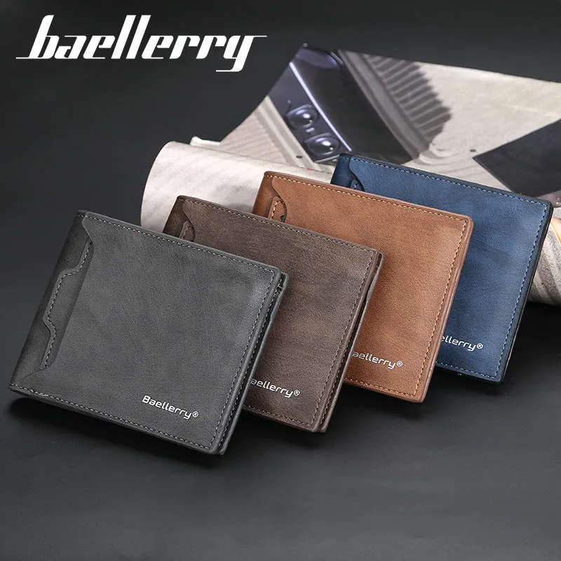 Men's Short Multiple Slots Fashion Open Horizontal Bags