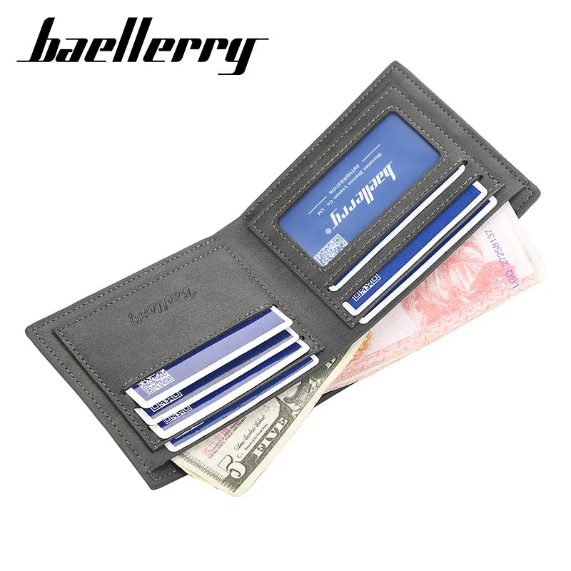 Men's Short Multiple Slots Fashion Open Horizontal Bags
