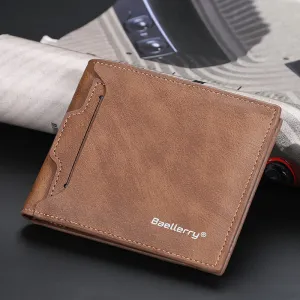 Men's Short Multiple Slots Fashion Open Horizontal Bags