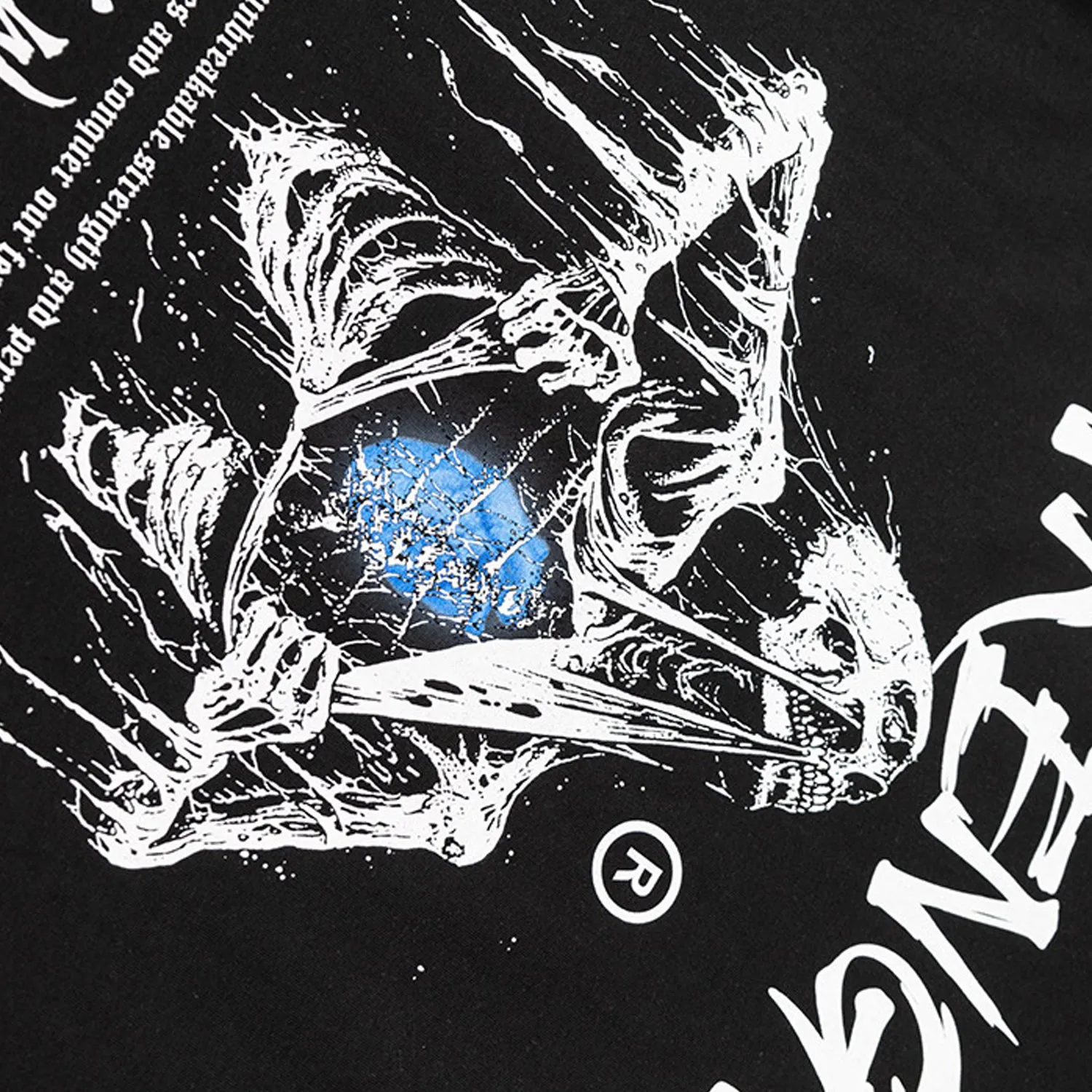 Men's Strength Skeleton Crew Neck T Shirt
