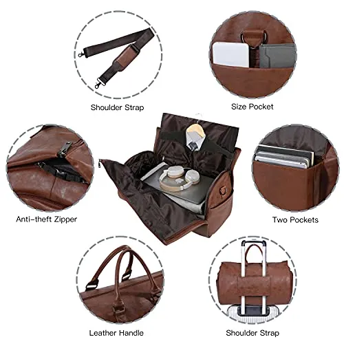 Waterproof Garment Bag with Shoe Compartment