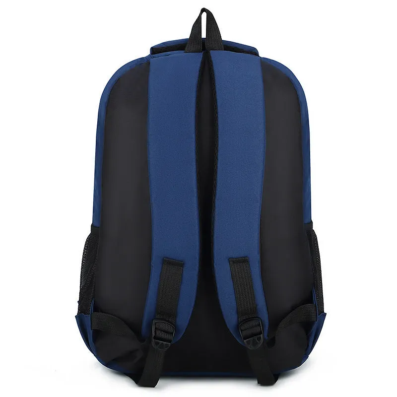 Women's & Men's Couple Solid Color Large Capacity Burden Backpacks