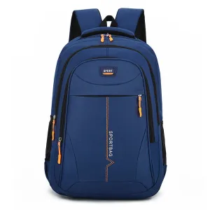 Women's & Men's Couple Solid Color Large Capacity Burden Backpacks