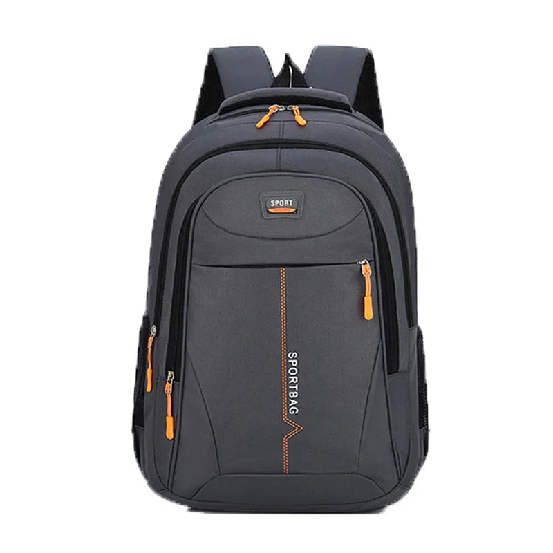 Women's & Men's Couple Solid Color Large Capacity Burden Backpacks