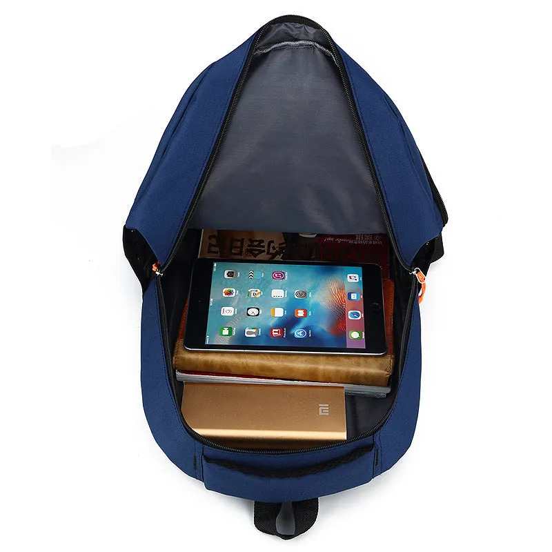Women's & Men's Korean Style And Letter Printing Waterproof Backpacks